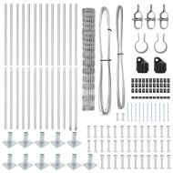 Ограда за пасища Сребрист 25 x 1.2 м Поцинкована стомана
