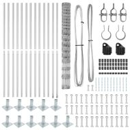 Ограда за пасища Сребрист 25 x 1.5 m Поцинкована стомана
