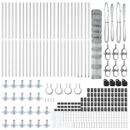 Стълб за ограда. Галванизирана 50 x 1,2 m Стомана
