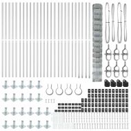 Ограда за пасища Сребрист 50 x 1.4 м Поцинкована стомана