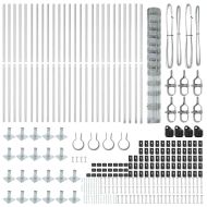 Ограда за пасища Сребрист 50 x 1.5 m Поцинкована стомана