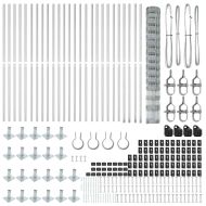 Ограда за пасища Сребрист 50 x 1.6 m Поцинкована стомана