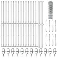 Ограда за пасища Сребрист 100 x 0.8 м Поцинкована стомана