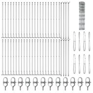 Ограда за пасища Сребрист 100 x 1 м Поцинкована стомана