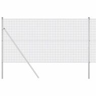 Оградa с колчета Сребрист 1.2 x 10 m Стомана