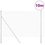 Оградa с колчета Сребрист 1.6 x 10 m Стомана