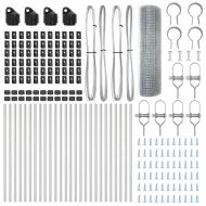 Оградa с колчета Сребрист 0.8 x 50 м Стомана