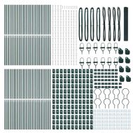 Оградa с колчета Зелен 1 x 100 m Стомана