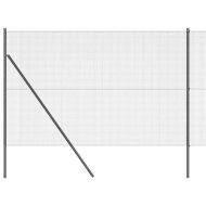 Оградa с колчета Сив 1.6 x 25 m Стомана