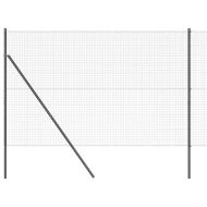 Оградa с колчета Сив 1.6 x 25 m Стомана
