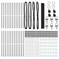 Оградa с колчета Сив 1 x 50 m Стомана
