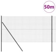 Оградa с колчета Сив 1.4 x 50 m Стомана