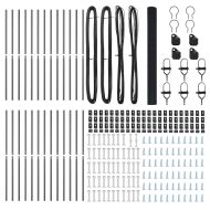 Оградa с колчета Сив 1.5 x 50 m Стомана