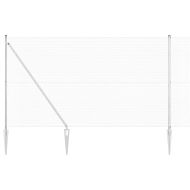 Оградa с колчета Сребрист 1.6 x 25 m Стомана