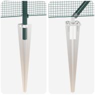 Оградa с колчета Зелен 0.6 x 10 м Стомана