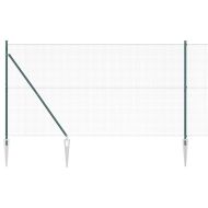 Оградa с колчета Зелен 1.4 x 50 m Стомана