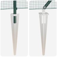 Оградa с колчета Зелен 1 x 100 m Стомана