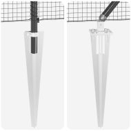 Оградa с колчета Сив 0.4 x 50 м Стомана