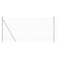 Оградa с колчета Сребрист 1 x 10 m Стомана