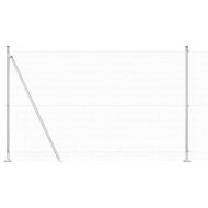 Оградa с колчета Сребрист 1.5 x 10 m Стомана