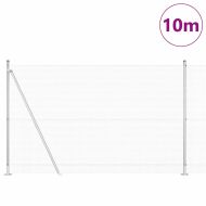 Оградa с колчета Сребрист 1.6 x 10 m Стомана