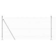 Оградa с колчета Сребрист 1 x 25 m Стомана