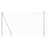 Оградa с колчета Сребрист 1.2 x 50 m Стомана