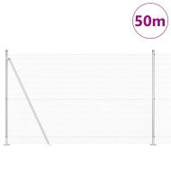 Оградa с колчета Сребрист 1.4 x 50 m Стомана