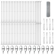 Оградa с колчета Сребрист 1 x 100 m Стомана