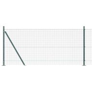 Оградa с колчета Зелен 1 x 10 m Стомана