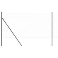 Оградa с колчета Сив 1.2 x 10 m Покрит със PVC стомана