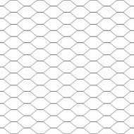 Стълб за ограда. Сив 10 x 1,5 м (25 мм мрежа) Стомана и PVC