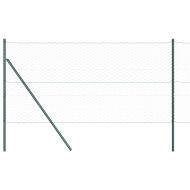 Оградa с колчета Сив 1.2 x 50 m Покрит със PVC стомана