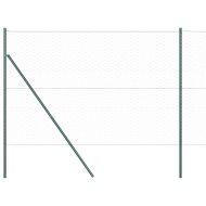 Оградa с колчета Сив 1.5 x 50 m Покрит със PVC стомана