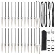 Оградa с колчета Сив 1 x 50 m Покрит със PVC стомана