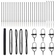 Оградa с колчета Сив 1.6 x 50 m Покрит със PVC стомана