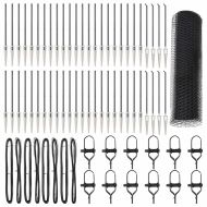 Оградa с колчета Сив 0.6 x 100 м Покрит със PVC стомана