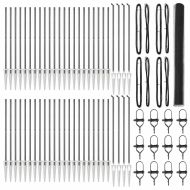 Оградa с колчета Сив 1.5 x 100 м Покрит със PVC стомана