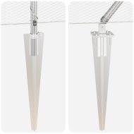 Оградa с колчета Сребрист 1.2 x 10 m Покрит със PVC стомана