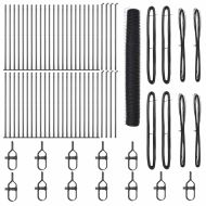 Оградa с колчета Сив 1.2 x 100 m Покрит със PVC стомана