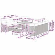 Градински Софа Комплект 11 pcs Черно полиратан