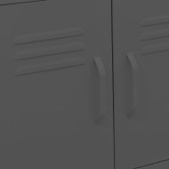 Шкаф за съхранение, антрацит, 60x35x56 см, стомана