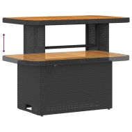 Градински Софа Комплект 12 pcs Черно 90 x 55 x 71 cm