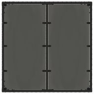 Комплект за хранене в градината 5 pcs Черно полиратан