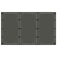 Комплект за хранене в градината 5 pcs Черно полиратан