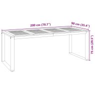 Комплект за хранене в градината 7 pcs Черно полиратан