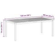Комплект за хранене в градината 9 pcs Сив Полиратан