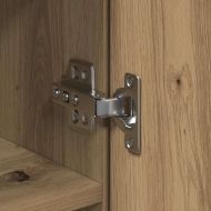 Висока масичка дъб артизан 80 x 35 x 180 см Инженерно дърво