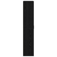 Висока масичка Черен дъб 80 x 35 x 180 см Инженерно дърво