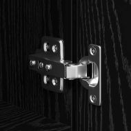 Висок шкаф Черен дъб 30 x 42.5 x 185 см Инженерно дърво